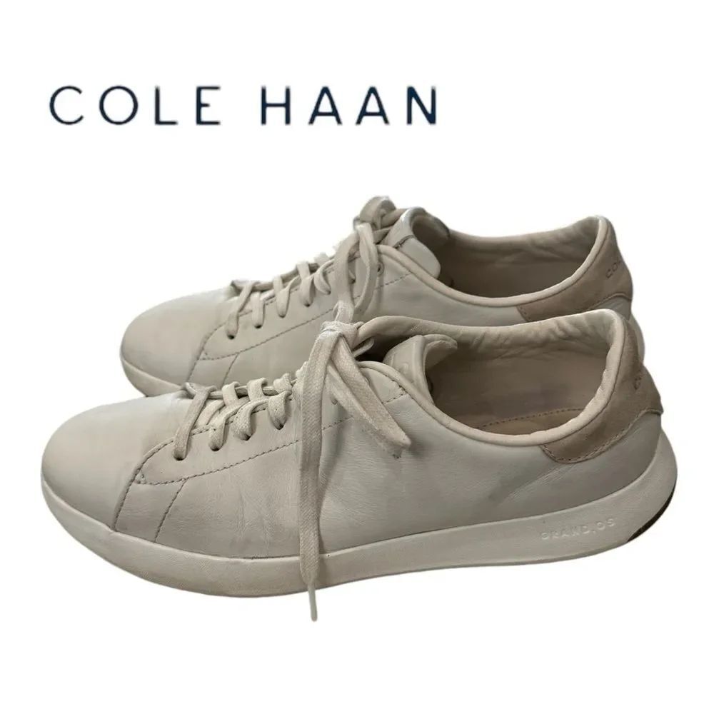 Cole Haan Men's GrandPro Leather Tennis Shoes Sneakers 9.5 9.5M